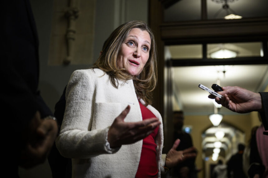 freeland-says-liberal-leadership-candidates-should-pledge-to-run-as-mps