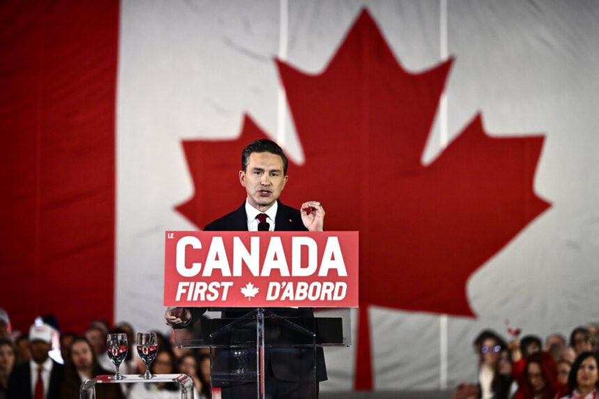 ‘bear-any-burden’-for-sovereignty:-poilievre-targets-us-tariffs-in-‘canada-first’-rally
