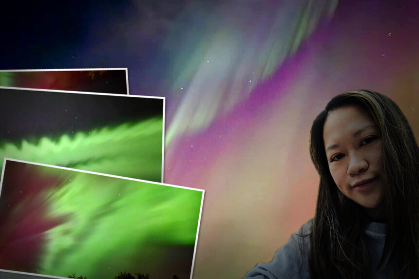 alberta-aurora-chaser-captures-red-and-green-showstopper-right-above-her-head