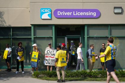 icbc-services-hobbled-in-surrey,-bc,-as-government-workers’-strike-action-continues